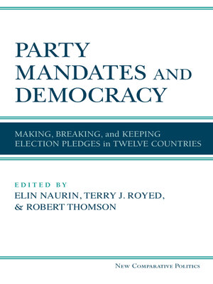cover image of Party Mandates and Democracy